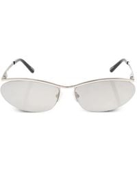The Attico - X Linda Farrow Charlotte Geometric-Frame Sunglasses - Lyst