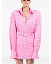 ROWEN ROSE - Chemise Oversize À Pois - Lyst