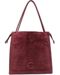 Coccinelle - Large Dulse Suede Tote Bag - Lyst