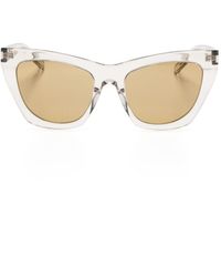 Saint Laurent - Sl214 Kate Cat-eye Sunglasses - Lyst