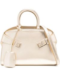 Ferragamo - Umhängetasche Aus Leder - Lyst