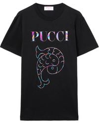 Emilio Pucci - T-Shirt With Logo - Lyst