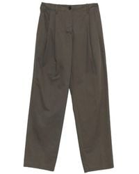 Semicouture - Pantalon Sofia À Plis - Lyst