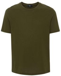 Herno - Crew-neck Cotton T-shirt - Lyst