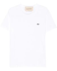 Valentino Garavani - Vlogo Jersey T-Shirt - Lyst