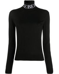 Iceberg - Logo Intarsia Virgin Wool Jumper - Lyst