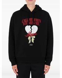 MSGM - Sudadera Con Capucha Y Estampado Gráfico - Lyst