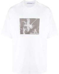 Calvin Klein - Logo-Print Short-Sleeve T-Shirt - Lyst