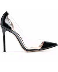 Gianvito Rossi - Plexi 105Mm Patent Leather Pumps - Lyst