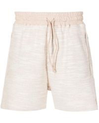 Amir Slama - Short En Coton À Taille Élastiquée - Lyst