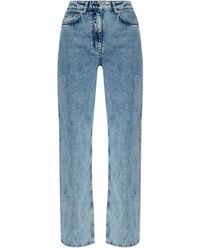 IRO - Embroidered Cotton Jeans - Lyst