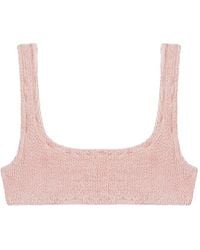 Reina Olga - Ginny Crinkled Bikini Top - Lyst