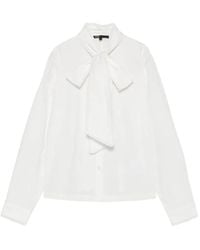 Maje - Chemise À Col Lavallière - Lyst