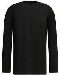 Rick Owens - Level Ls T Long-Sleeve Cotton Sweater - Lyst