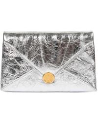 Dries Van Noten - Envelope Leren Clutch - Lyst