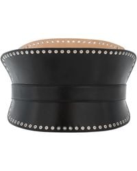 McQueen - Cintura A Corsetto Con Borchie - Lyst