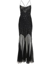 Rabanne - Crystal-embellished Long Dress - Lyst
