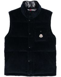 Moncler - Quilted Corduroy Vest - Lyst