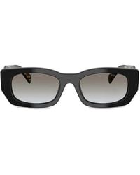 Prada - Tortoiseshell-Effect Sunglasses - Lyst