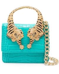 Roberto Cavalli - Medium Roar Leather Tote Bag - Lyst