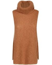 Herno - Ribbed-Knit Roll-Neck Sweater - Lyst