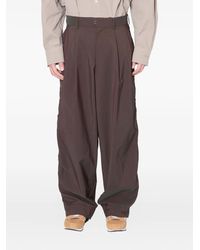 Kolor - Broek Met Geplooide Details - Lyst