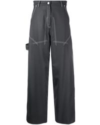 Stella McCartney - Pantalon ample à poches plaquées - Lyst