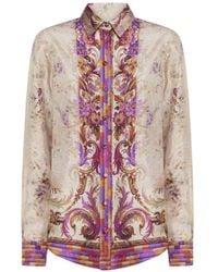 Pierre Louis Mascia - Aloe Floral Long-Sleeve Shirt - Lyst