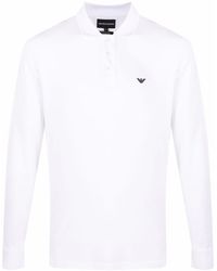 Emporio Armani - Polo à logo imprimé - Lyst