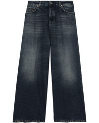 Haikure - Jeans a gamba ampia con vita media - Lyst