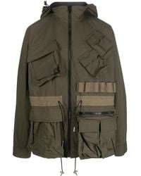 Sacai - Matte Blouson Reversible Taffeta Jacket - Lyst