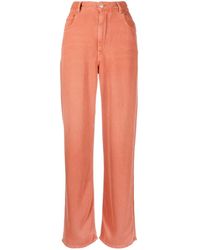 Isabel Marant - Gerade High-Waist-Jeans - Lyst