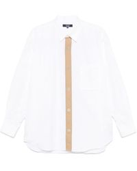 Comme des Garçons - Overhemd Met Contrasterende Afwerking - Lyst
