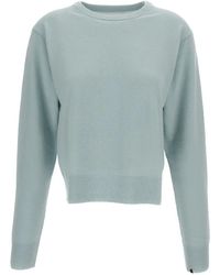 Extreme Cashmere - Crew-Neck Ribbed-Trim Sweater - Lyst