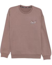 Liu Jo - Rhinestone-Embellished Drop-Shoulder Sweatshirt - Lyst