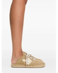 Off-White c/o Virgil Abloh - Arrow Lace-Up Mule Espadrilles - Lyst