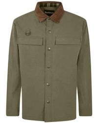 Barbour - Corduroy-Collar Shirt Jacket - Lyst