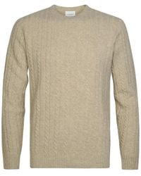 Profuomo - Cable-Knit Sweater - Lyst