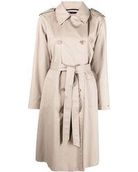 Tommy Hilfiger - Double-breasted Trench Coat - Lyst