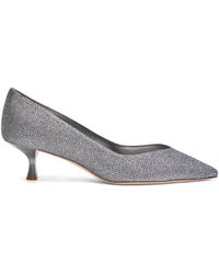 Stuart Weitzman - Eva 35Mm Glitter Pumps - Lyst