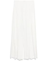Alice + Olivia - Ainslie Pleated Wide-Leg Trousers - Lyst