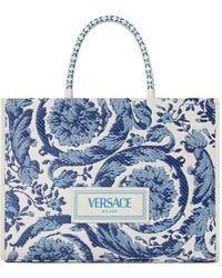 Versace - Large Barocco Athena Tote Bag - Lyst