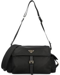 Prada - Explore Large Re-Nylon Shoulder Bag With Flap - Lyst