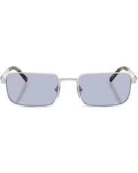 Prada - Rectangle-Frame Sunglasses - Lyst