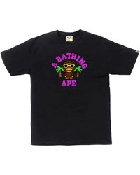 A Bathing Ape - Milo College Summer T-Shirt - Lyst