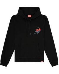 DIESEL - Sv-S-Norm-Hood-Cher Sweatshirt - Lyst