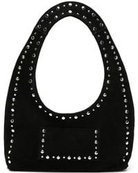 GIMAGUAS - Franca Stud-Embellished Suede Tote Bag - Lyst