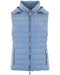 Moorer - Tinnari Padded Collarless Vest - Lyst