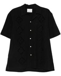 Isabel Marant - Indy Openwork Short-Sleeve Shirt - Lyst