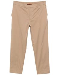 ZEGNA - Elasticated-Waistband Tailored Trousers - Lyst